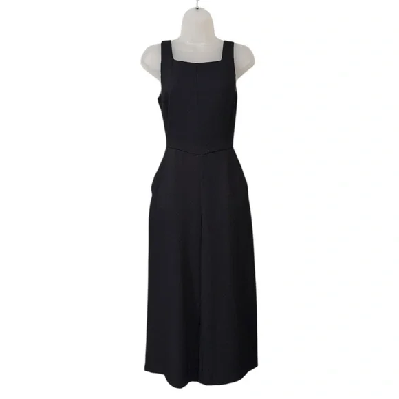 ARITZIA | Wilfred Écoulement Tie Back Sleeveless Jumpsuit in Black, Size 2 - Picture 6 of 15